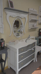 Various photos of the inventory from Village Junction Antiques.